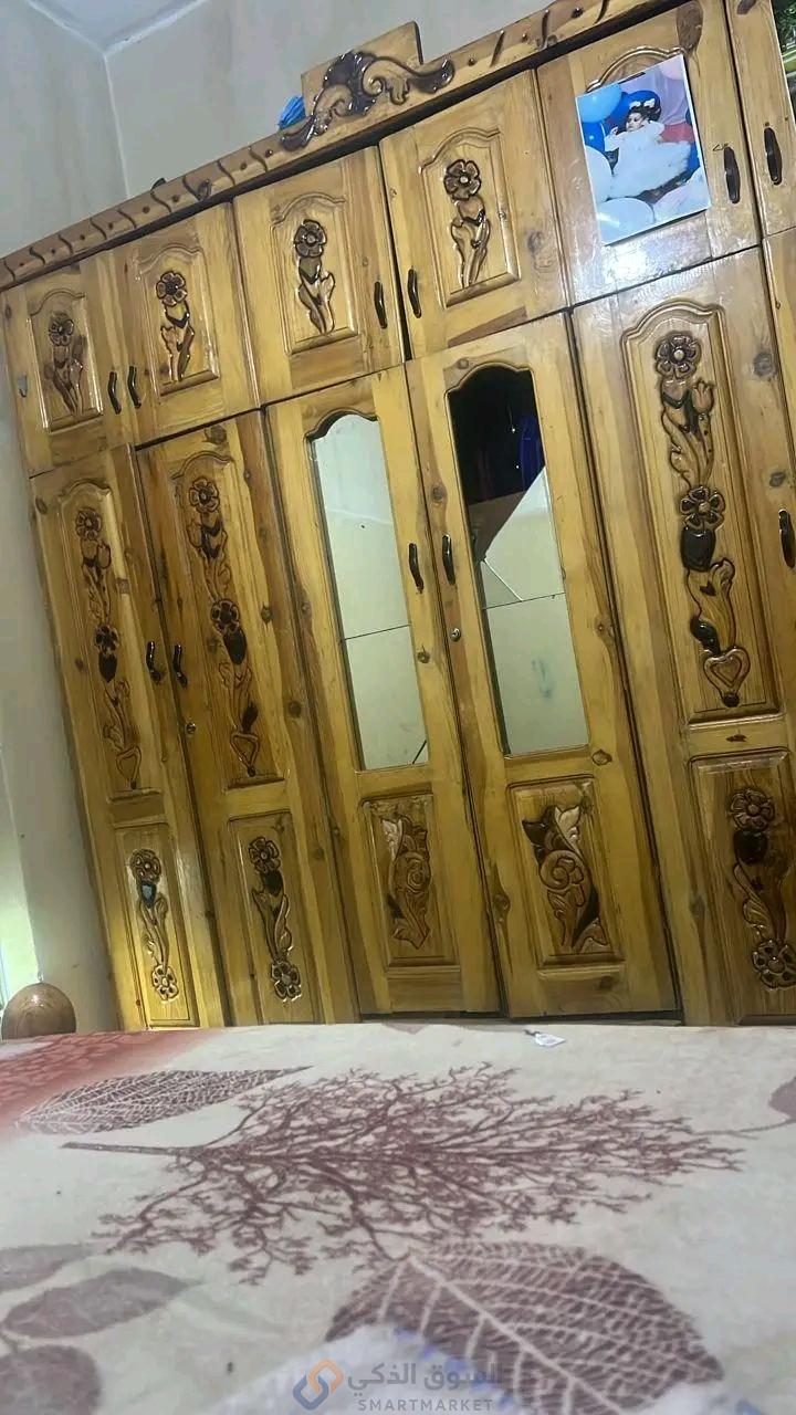 دولاب سويدي ٦ فتحات مع سرير نفرين